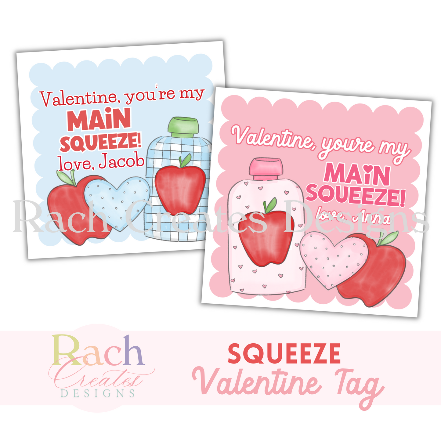 Squeeze Valentine Tag