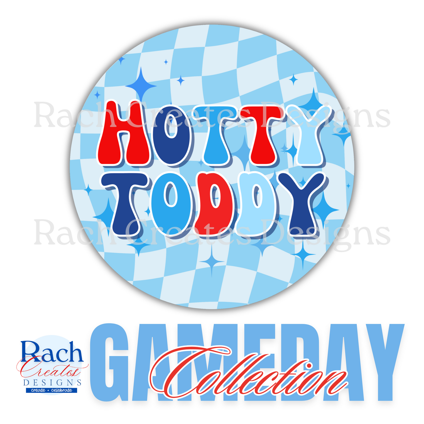 Retro Hotty Toddy Game Day Button