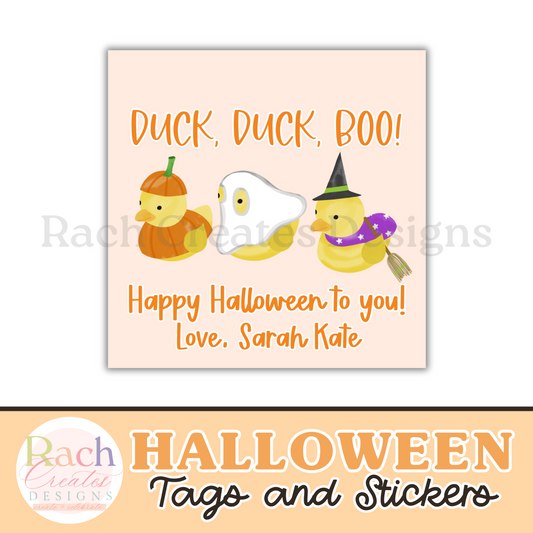 Duck Duck BOO Halloween Tag