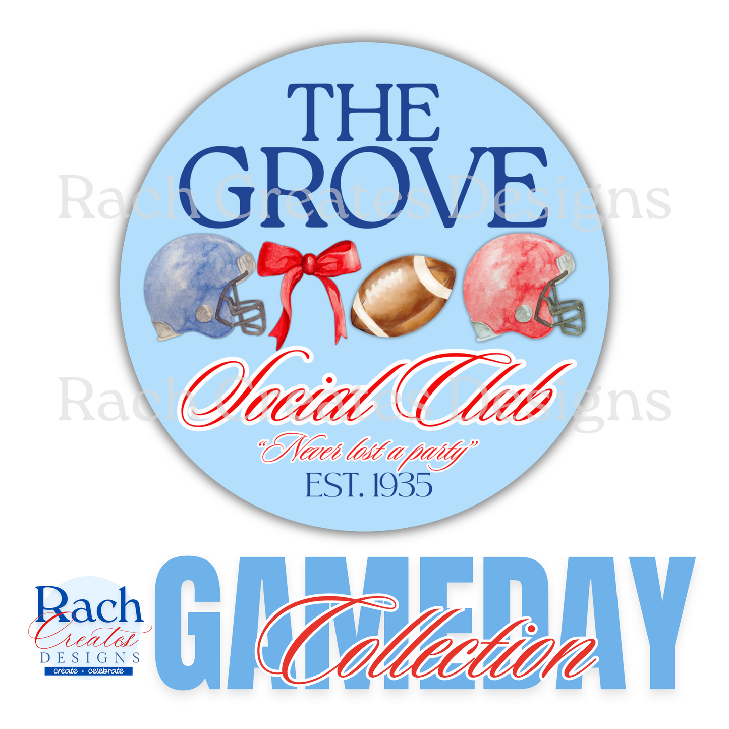 The Grove Social Club Game Day Button