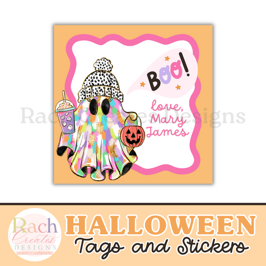 Boo-gie Ghost Halloween Tag