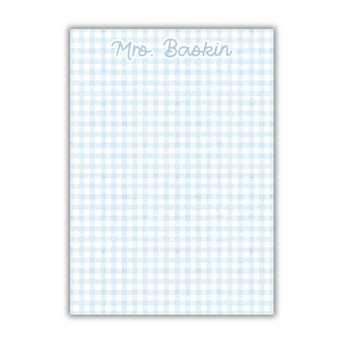 Patterned Teacher Notepads