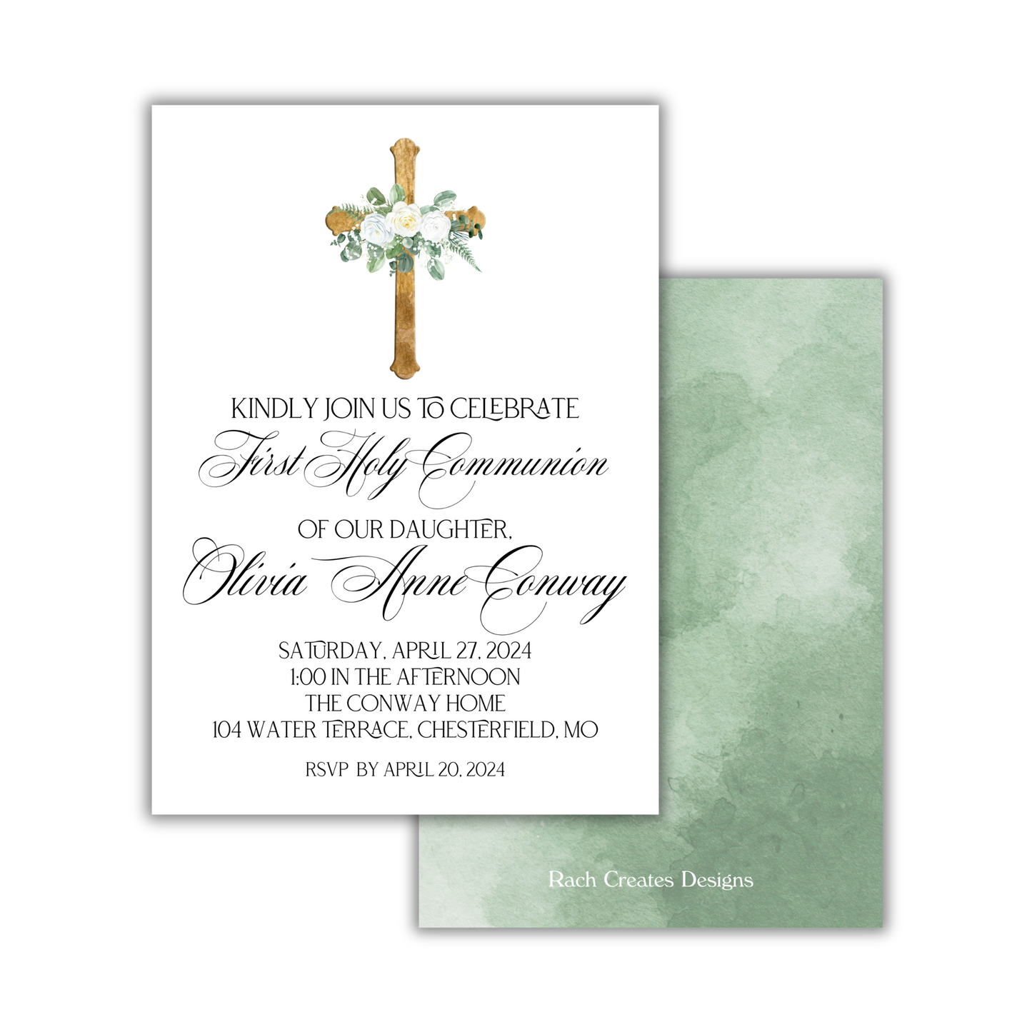 First Communion Invitation