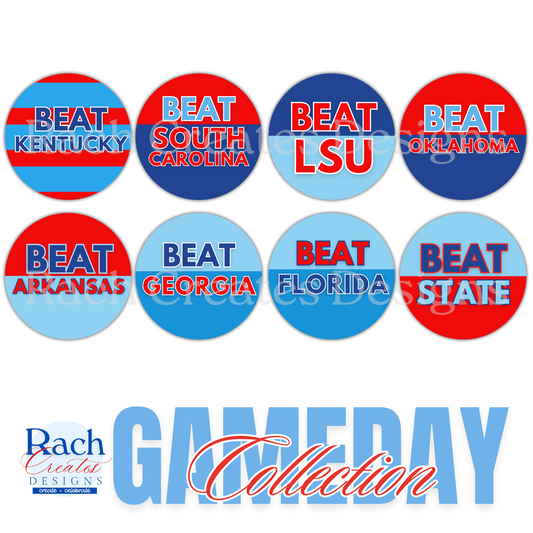 SEC Game Day Button Bundle