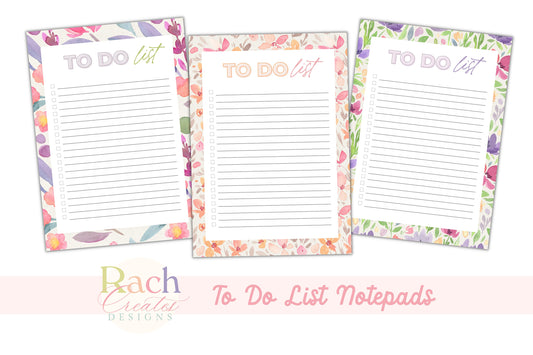 Custom To Do List Notepads